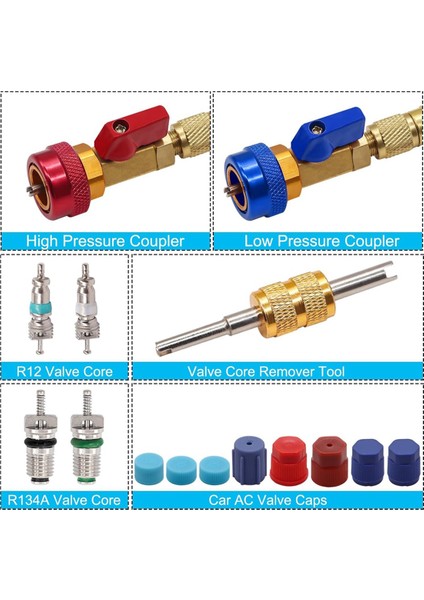 R134A Vana Çekirdeği Hızlı Sökücü Takma Alet Takımı (Yurt Dışından) modelleri