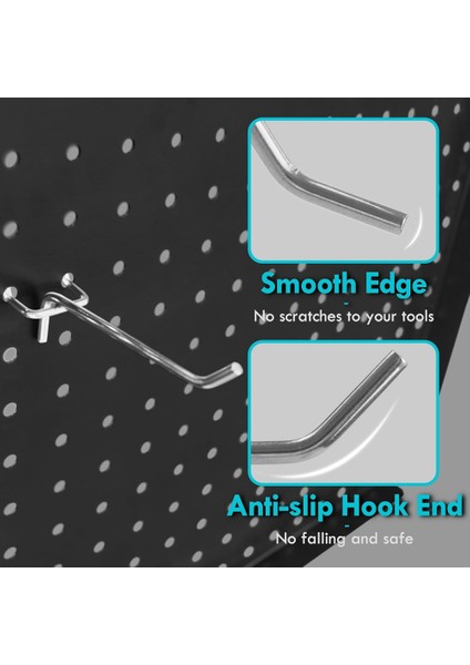 Pegboard Kanca Bardak Aksesuarı -18 Parça Pegboard Ekranı A (Yurt Dışından) fırsatları