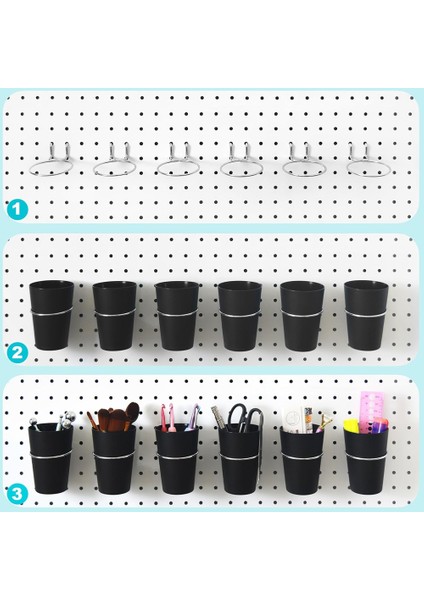 Pegboard Kanca Bardak Aksesuarı -18 Parça Pegboard Ekranı A (Yurt Dışından) indirimleri
