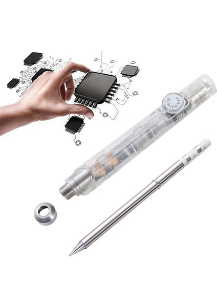 SH72 Lehimleme Demiri 65W 12-24V 220-400℃ T12 Değil Şeffaf Beyaz (Yurt Dışından) modelleri