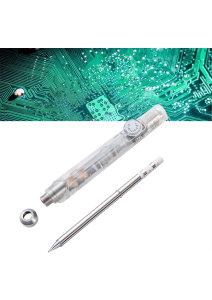 SH72 Lehimleme Demiri 65W 12-24V 220-400℃ T12 Değil Şeffaf Beyaz (Yurt Dışından) indirimleri