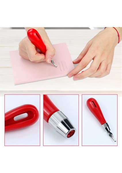 4 Adet Kauçuk Blok Damga Oyma Bloğu Damgası Kesici Aletlerle (Yurt Dışından) modelleri