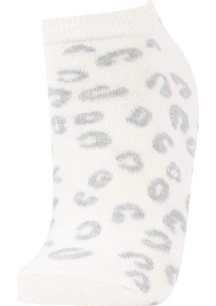 Kadın 3'lü Pamuklu Patik Çorap Z8625AZNS modelleri