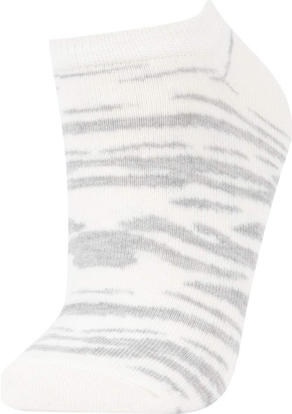 Kadın 3'lü Pamuklu Patik Çorap Z8625AZNS fırsatları