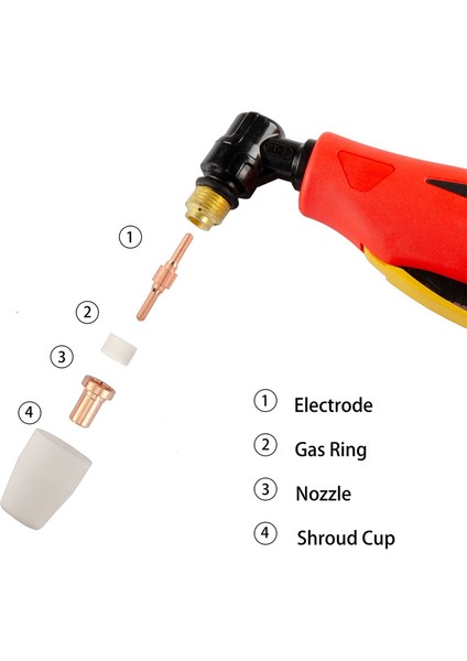 150 Adet Pt-31 Genişletilmiş Hava Plazma Kesme Nozulu Elektrot Sarf Malzemeleri (Yurt Dışından) modelleri