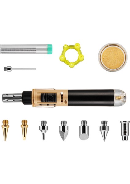 Kablosuz Gazlı Lehimleme Demiri Isı Alev Kontrol Kaynak Aleti, B (Yurt Dışından)