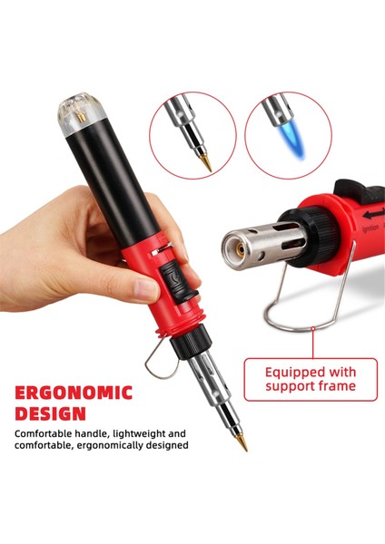 Kablosuz Gazlı Lehimleme Demiri Isı Alev Kontrol Kaynak Aleti, B (Yurt Dışından) modelleri