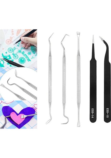 5 Adet Hassas El Sanatları Vinil Ayıklama Araçları Seti Temel Vinil Aracı (Yurt Dışından) fırsatları