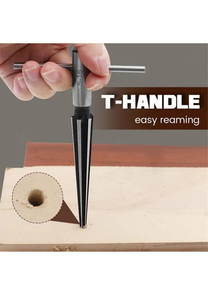 2 Adet T Saplı Konik Rayba, Rayba Aleti Yuvarlak Saplı (Yurt Dışından) fırsatları