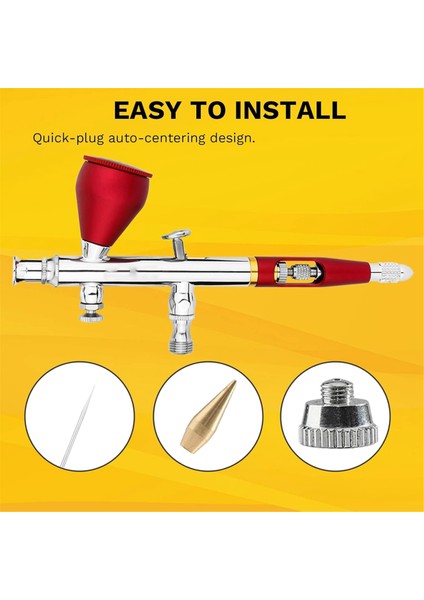 10 Parça Airbrush Nozul Kapağı Seti Airbrush Iğnesi Yedek Parçaları (Yurt Dışından) indirimleri