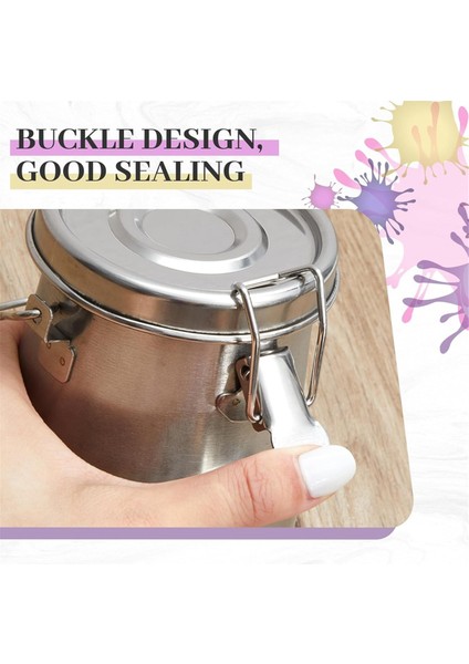 2 Adet Boya Fırçası Yıkayıcı Paslanmaz Çelik Çift Daldırma Tepsisi Bardak (Yurt Dışından) fiyatları