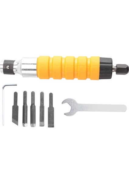Elektrikli Keski + 5 Bıçak + Açık Anahtar Aletleri Gravür Keski Kalemi (Yurt Dışından) fiyatları