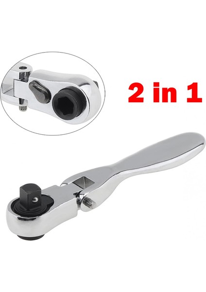 1/4 Döndürülebilir Çift Başlı Cırcırlı Anahtar 72 Dişli Cırcırlı Anahtar (Yurt Dışından) modelleri