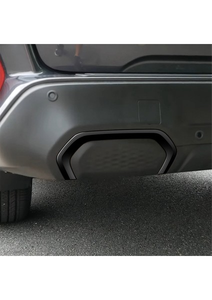 Araba Arka Sis Lambası Çerçevesi Sis Lambası Kaş Trim Sticker A Için (Yurt Dışından)