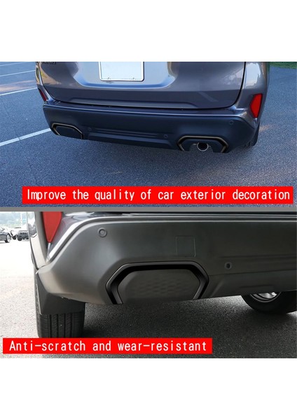 Araba Arka Sis Lambası Çerçevesi Sis Lambası Kaş Trim Sticker A Için (Yurt Dışından) modelleri