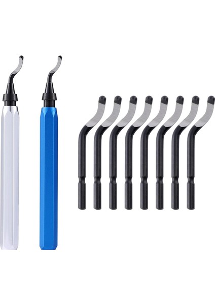 2 Adet Çapak Alma Aleti + 10 Adet BS1010 Yüksek Hızlı Çelik Bıçaklar (Yurt Dışından)