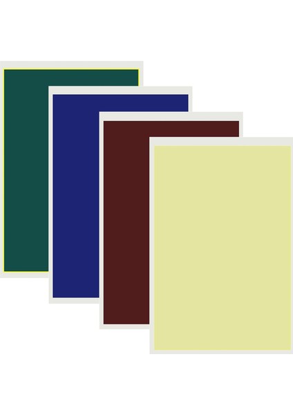 4 Adet Renkli Lazer Gravür Işaretleme Kağıdı 39X27CM (Yurt Dışından)