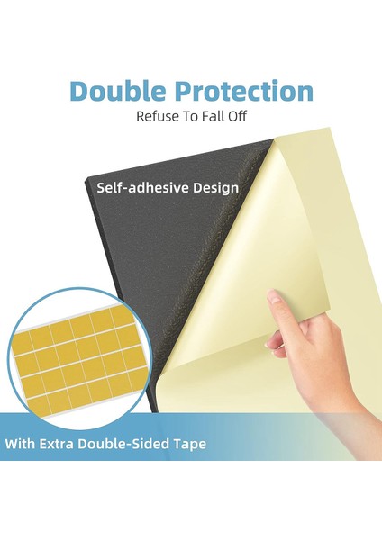 6 Paket Kendinden Yapışkanlı Ses Geçirmez Köpük Paneller (Yurt Dışından) fiyatları