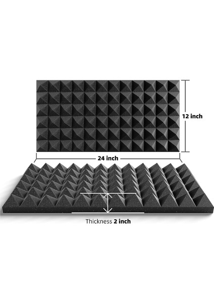 6 Paket Kendinden Yapışkanlı Ses Geçirmez Köpük Paneller (Yurt Dışından) fırsatları
