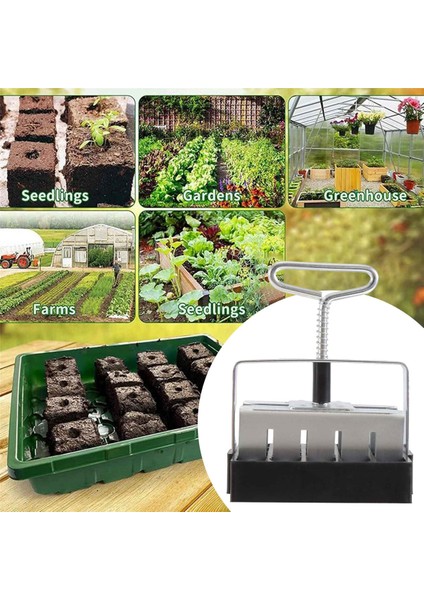 Elde Taşınabilir Fide Toprak Blok Üreticisi 20 Hücreli Çelik Toprak Blokaj Aracı (Yurt Dışından) fırsatları