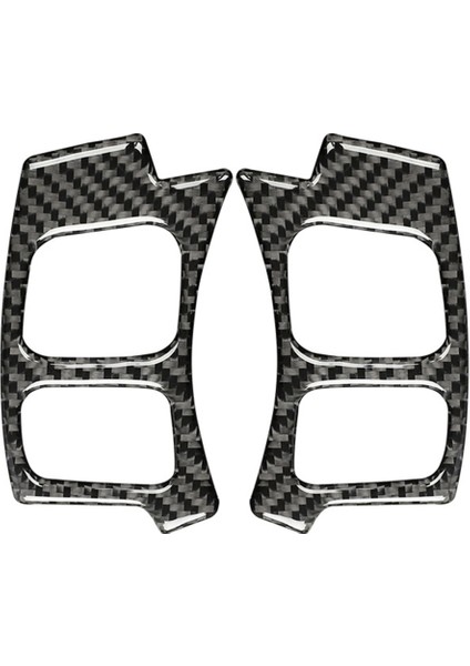 Karbon Fiber Araba Direksiyon Simidi Düğme Paneli Kapağı Çıkartma Döşeme (Yurt Dışından) fiyatları