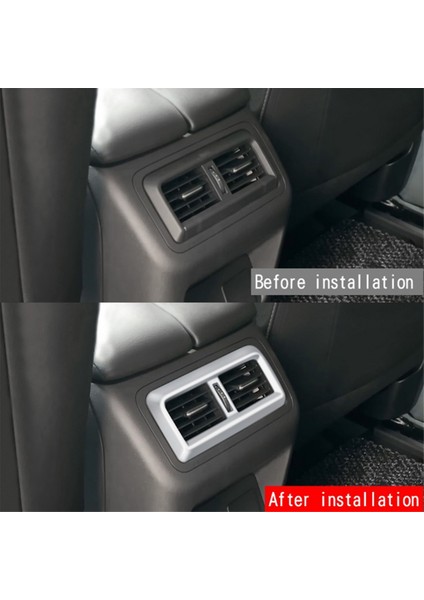 Araba Gümüş Arka Klima Havalandırma Çıkışı Trim Iç Çerçeve (Yurt Dışından) fırsatları