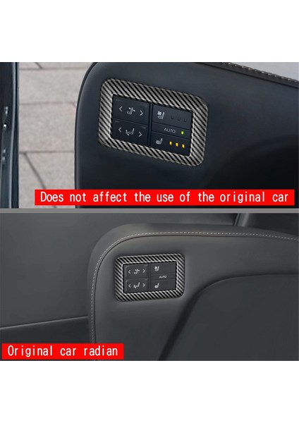 Koltuk Kontrol Paneli Döşeme Çerçevesi Sticker Karbon Fiber Deseni Için (Yurt Dışından) fırsatları