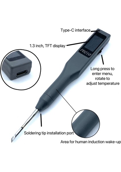 PD210 70W Taşınabilir Lehimleme Istasyonu Sıcaklık Kontrolü (Yurt Dışından) modelleri
