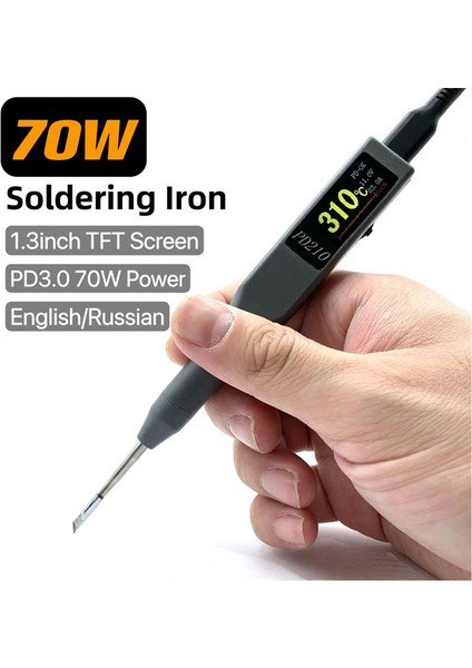 PD210 70W Taşınabilir Lehimleme Istasyonu Sıcaklık Kontrolü (Yurt Dışından) indirimleri