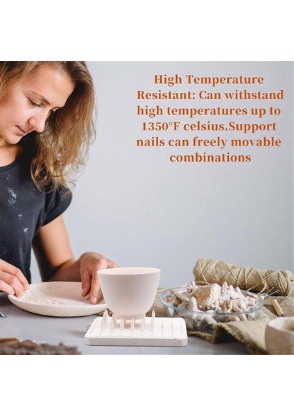 Seramik Refrakter Ped, 96 Nokta Çubuk Stilt Seramik Fırını Seramik (Yurt Dışından) fırsatları