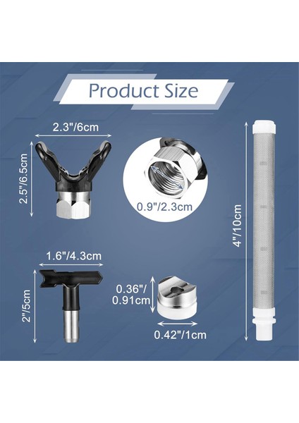 14 Parça Havasız Alet Seti, 6 Parça Nozul, 6 Parça Filtre (Yurt Dışından) modelleri