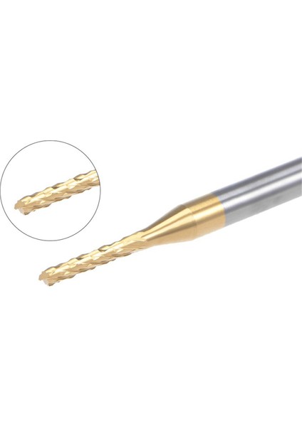 Pcb Makinesi Için 10 Adet Titanyum Kaplama Karbür, 1/8 Inç Şaft 1.5mm (Yurt Dışından)