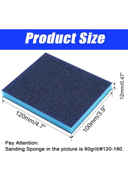 60-200 Grit Zımpara Süngeri Zımpara Bloğu Seti Islak Kuru, Zımpara Blokları (Yurt Dışından) fırsatları