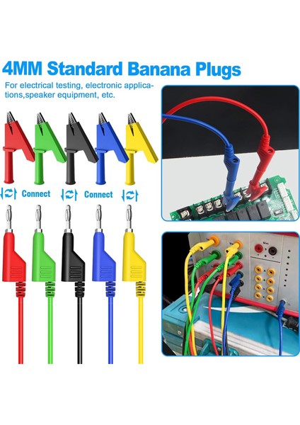 Yığılabilir Muzdan Muz Fişine Esnek Kablo, Elektrik Test Uçları (Yurt Dışından) fırsatları