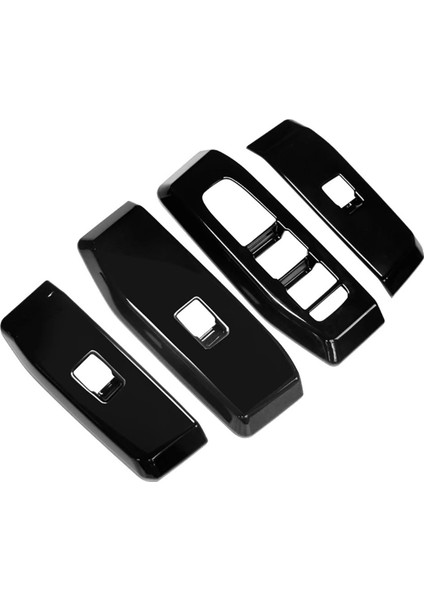Araba Camı Kaldırma Anahtarı Paneli Trim Çıkartmaları Parlak Siyah (Yurt Dışından) fiyatları