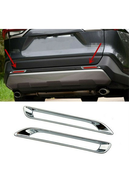 Araba Arka Sis Lambası Çerçeve Trim Kapak Stickerı (Yurt Dışından)