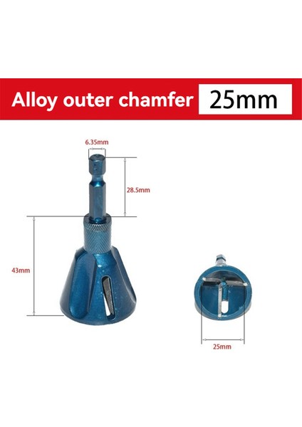 2 Adet Mavi 20/25MM Çapak Alma Tungsten Çelik Pah Kırma Aleti (Yurt Dışından) fiyatları