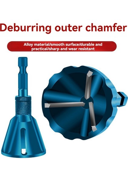 2 Adet Mavi 20/25MM Çapak Alma Tungsten Çelik Pah Kırma Aleti (Yurt Dışından) modelleri