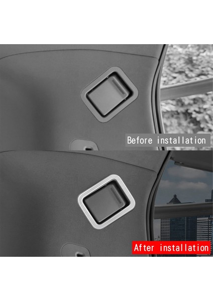 Alphard 40 Serisi 2023+ Gümüş Için Araba Üçüncü Sıra Okuma Lambası Çerçevesi (Yurt Dışından)