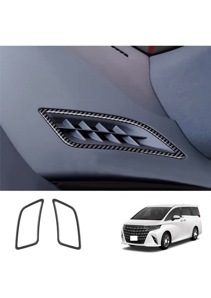 Alphard 40 Serisi 2023+RHD Için Araba Karbon Fiber Desen Ön (Yurt Dışından) modelleri