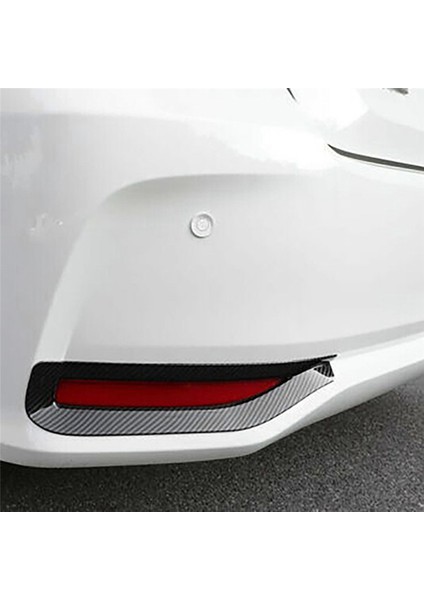 Araba Karbon Fiber Arka Sis Lambası Çerçeve Kapağı Döşeme (Yurt Dışından)