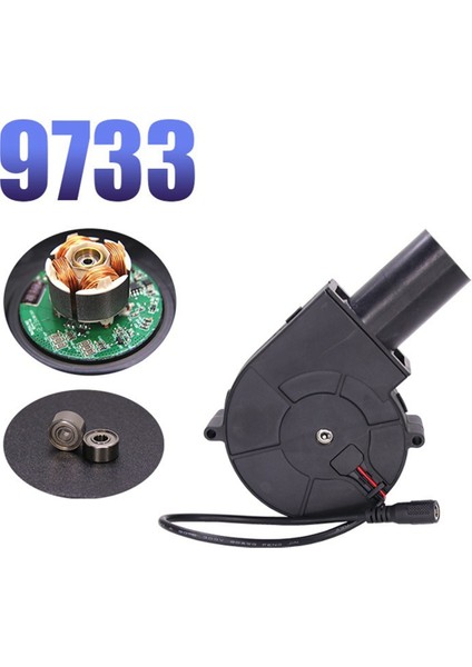 9733 Üfleyici Fan Küçük Ocak Aleti 12V 5500RPM Ayarlanabilir Hız Abd Fişi (Yurt Dışından) fırsatları
