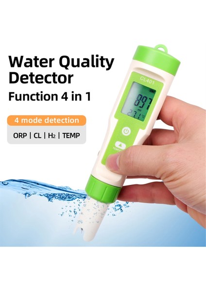 4'ü 1 Arada Su Kalitesi Dedektörü Hidroponik Akvaryumlar Kalite Test Cihazı (Yurt Dışından) fiyatları