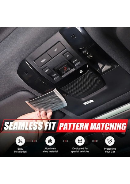 Land Cruiser 250 Ön Okuma Lambası Korna Kapağı Trim Gümüş (Yurt Dışından)