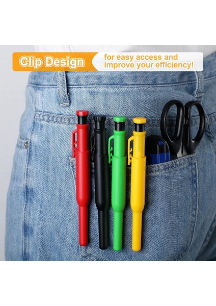 4 Mekanik Marangoz Kalemi ve 24 Yedek Içeren Mekanik Kalem Seti (Yurt Dışından) indirimleri