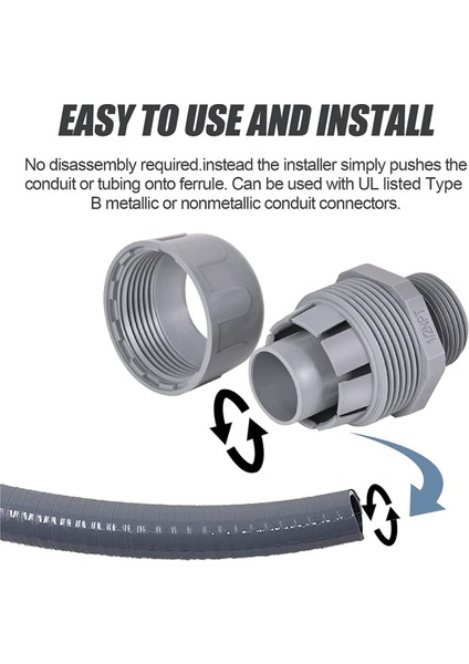 30 Adet 1/2 Inç Sıvı Geçirmez Konnektör Pvc (Yurt Dışından) indirimleri