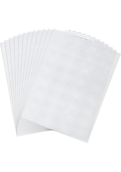 12 Adet 14 Sayılı Plastik Örgü Tuval Levhalar, Tuval Plastik Izgara Levha (Yurt Dışından)