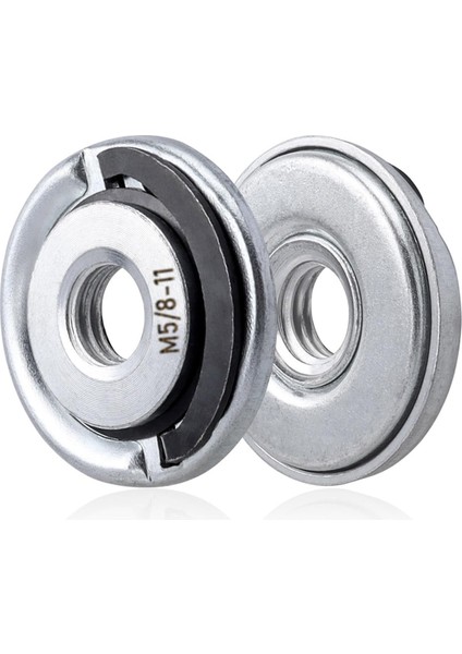 2 Adet Hızlı Değişim Açı Taşlama Makinesi Flanş Somunu 5/8-11 Taşlama Makinesi Somunu (Yurt Dışından)