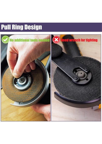 2 Adet Hızlı Değişim Açı Taşlama Makinesi Flanş Somunu 5/8-11 Taşlama Makinesi Somunu (Yurt Dışından) fırsatları