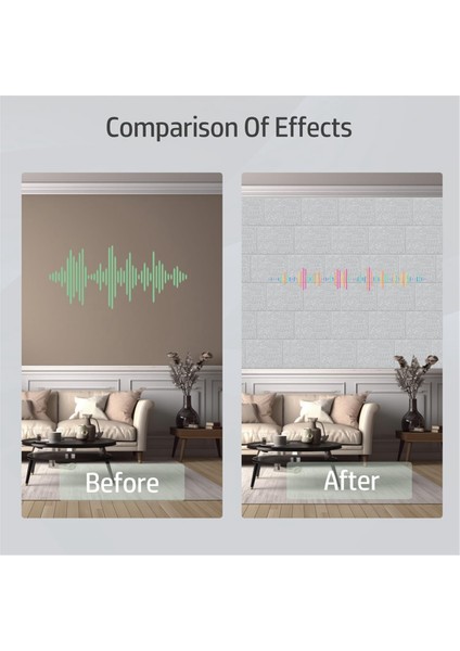 15 Paket 12X8X4 Inç Akustik Duvar Panelleri, Kendinden Yapışkanlı Gümüş Gri (Yurt Dışından) modelleri